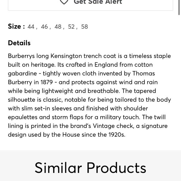 BURBERRY Long Kensington Heritage Trench Coat s.44 - Picture 5 of 16